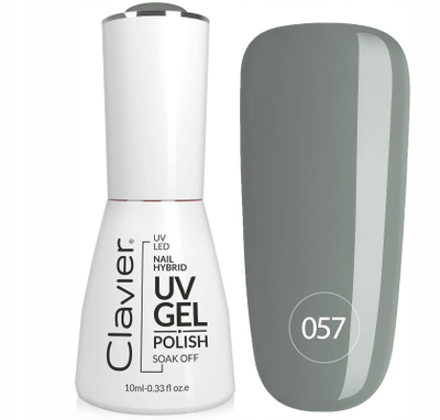 Llak hibrid Clavier Nailsology 057 Smokey Mint, 8 ml, gri