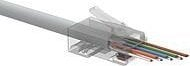 Konektor rrjeti Solarix SXRJ45-6-UTP-EASY, RJ45 CAT6 UTP, transparent
