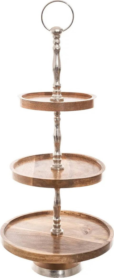 Stendë Atmosphera Mango Wood, 3 nivele, lartësi 62 cm, kafe