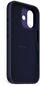Kapak silikoni Decoded për iPhone 17, MagSafe, True Navy, blu