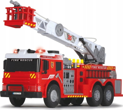 Lodër kamion zjarrfikës Dickie Big Fire Truck, 62 cm, me drita dhe zë, i kuq