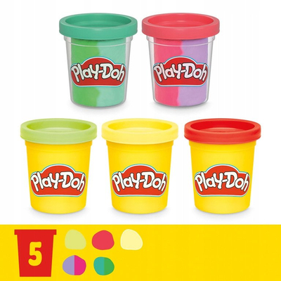 Set plastelinë Play Doh Blooming Flowers, set kreativ me lule, shumëngjyrësh