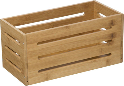 Shportë organizuese 5five, bambu, 15x31 cm, kafe natyrale