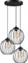 Lluster varëse ZOYA LM-3.162, me 3 pika drite, metal, e zezë