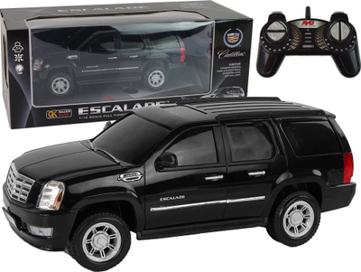Makinë lodër me pult Leantoys Cadillac Escalade R/C, shkallë 1:16, me drita edhe zë, e zezë