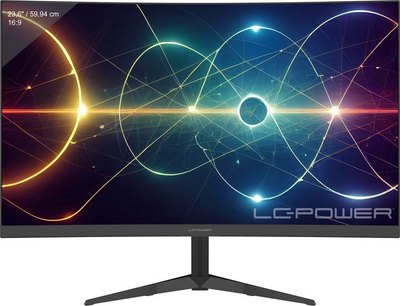 Monitor gaming LC-Power LC-M24-FHD-165-C-V2, 24", FHD, 165Hz, i zi