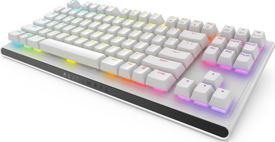 Tastierë gaming Alienware AW420K, mekanike Cherry MX Red, USB, e bardhë