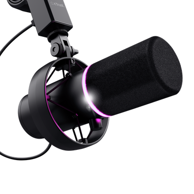 Mikrofon Trust GXT 255+ ONYX, USB, me krah metalik, i zi