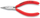 Pinca hundore Knipex 25 01 125, 125 mm, maje e drejtë, çelik vanadium