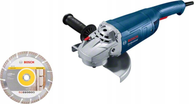 Brushe këndi Bosch Professional GWS 20-230 P, 230 mm, 2000 W, blu
