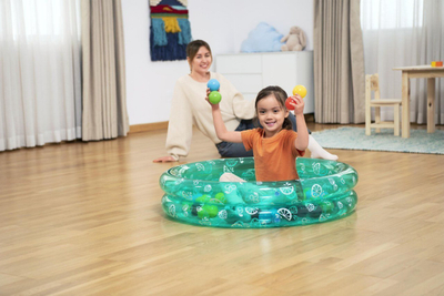 Pishinë lodruese Bestway Splash & Play, 91cm, me topa loje, shumëngjyrëshe