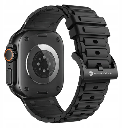 Ремче за часовник Forcell F-Design FA06, силиконско, за Apple Watch 38 40 41 mm, црно