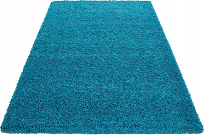 Tapet Ayyildiz Carpets Life Shaggy 1500, me push të gjatë, drejtkëndor, ngjyrë turkeze