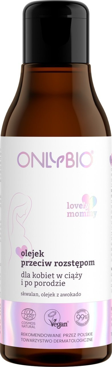 Vaj kundra strijave OnlyBio Lovely Mommy, për shtatzëna edhe pas lindjes, 200 ml