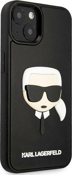 Kapak telefoni Karl Lagerfeld KLHCP14MKH3DBK, Apple iPhone 14 Plus, hardcase, e zezë