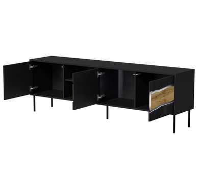 Kabinet TV Cama INSERTO 3D1W, 190cm, me LED, i zi