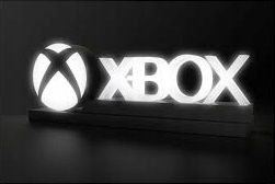 Dritë dekorative Xbox Icons Light, 30cm, me dy mënyra drite, e bardhë