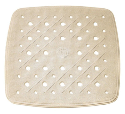 Tapet dushi GCS, PVC, 51x51 cm, ngjyrë rërë