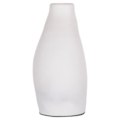 Vazo dekorative Clayvon 21x10x22Hcm (HM4408), bardhë