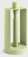 Држач за ролна хартија Green Polypropylene, за ролни 23 26 cm, зелен