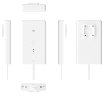 Set interneti ZTE MC889 5G ODU Z1320, WiFi 6 AX3000, EasyMesh, i bardhë