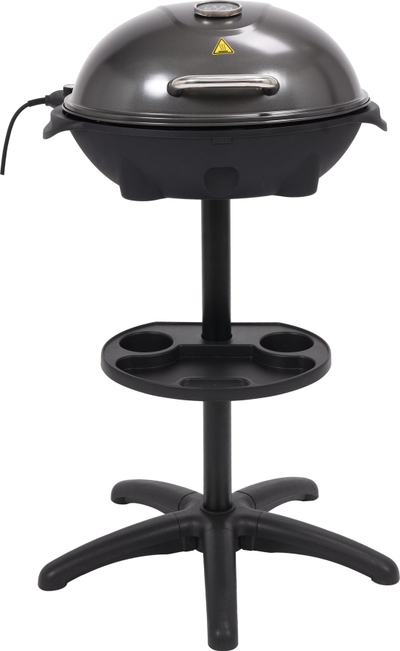 Grill elektrik për kopsht Lund 67420, 2400W, pllakë 47 x 34 cm, i zi