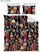 Сет постелнина Domoletti Cotton Meadow Flowers, 200x220 cm, 100% памук, многуобоен