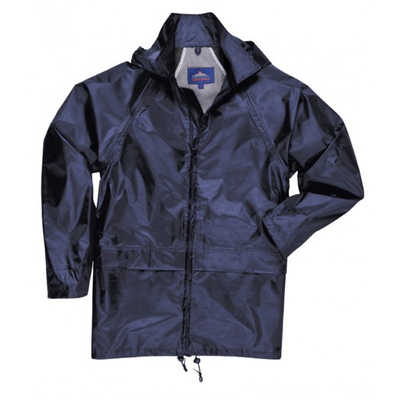Xhaketë shiu Cerva Rain Jacket 74636, madhësia L, poliester PVC, blu navy