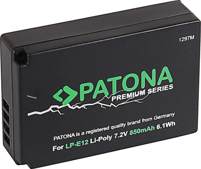 Bateri aparati PATONA Premium për Canon LP-E12, 850mAh, Li-Ion