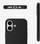 Mbështjellës silikoni 4smarts Cupertino për iPhone 17, MagSafe, i zi