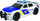 Makina policie lodër Smily Play Junior 85163, shkallë 1:20, drita dhe tinguj
