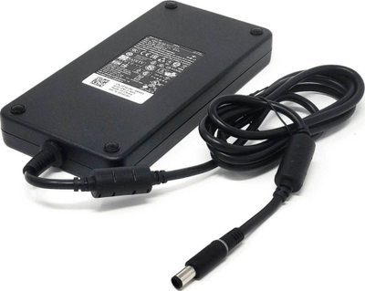 Adapter karikimi për laptop DELL 240W Barrel 7.4 x 5mm, me prizë UK, i zi