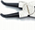 Pinca për unaza sigurie ROCKFORCE RF-609140HB, 140mm, majë 90°, të zeza