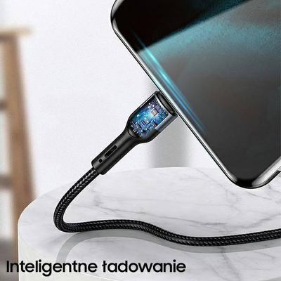 Kabllo karikimi Usams U55, USB në USB-C, 2A, 1m, jeshile