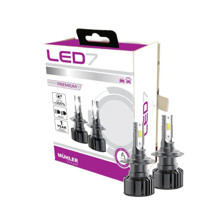 Lampa Led H7 12/24v +300% Led7 Muhler
