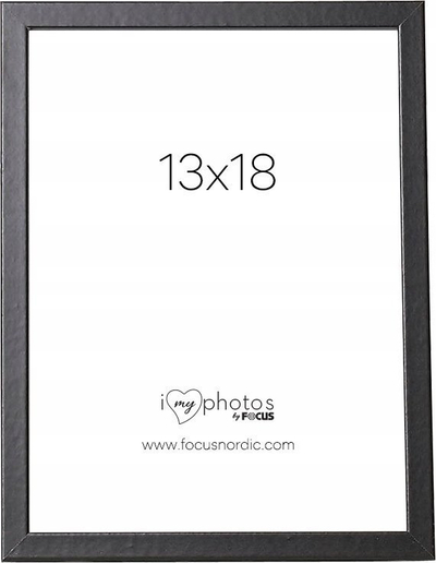 Kornizë fotosh Focus Frame Pop, 13x18 cm, plastike, e zezë