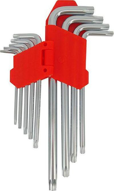 Set çelësa të gjatë AWTools Torx, 9 copë