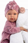 Kukull bebe Llorés Crying Doll Abril, 42 cm, me tinguj, rozë