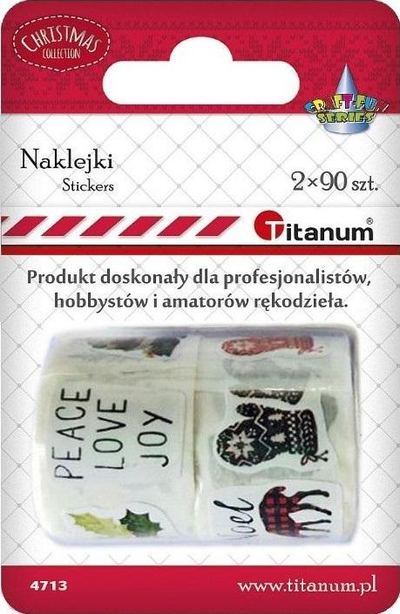Stickers Titanium me ngjitës, 2 copë