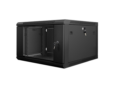 Kabinet muror Lanberg WF01-6606-10B, 19" 6U, 60kg, i zi