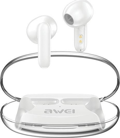 Kufje pa tela Awei T85, Bluetooth 5.3, TWS, të bardha