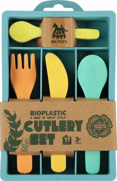 Set kuzhine lodër Mega Creative Kitchen Dishes Cutlery, 12x19x3 cm, shumëngjyrësh