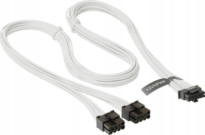 Kabllo energjie Seasonic Prime Fokus, PCIe 8 pin, 750 mm, e bardhë