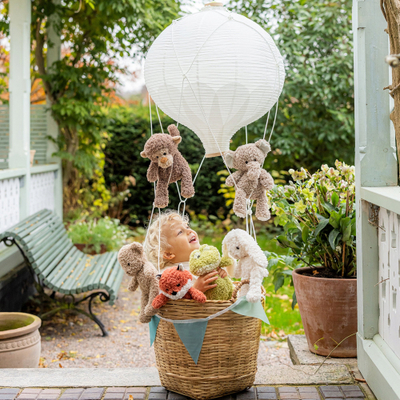 Lodër pelushi Teddykompaniet Retro Little Monkey, 30 cm, kafe