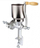 Mulli me dorë për drithëra Hand Grain Mill, 1.5L, hekur gize, argjendtë
