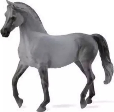Figurinë kali Collecta Arabian Grey Mare Deluxe, shkallë 1:12, gri