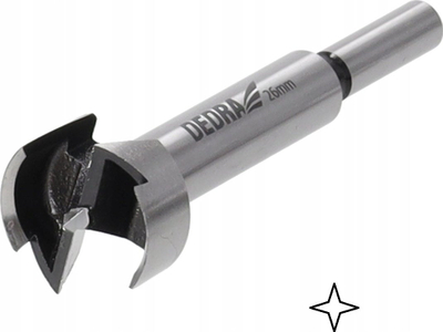 Freza Forstner DEDRA 0783A26, 26mm, për dru