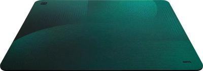 Mousepad gaming BenQ G-SR-SE Bi II, sipërfaqe pëlhure, bazë gome, i gjelbër