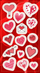 Set me stikera Ranok Heart, 15 copë