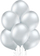 Ballona Belbal Glossy Silver, 13cm, 100 copë, argjendtë me shkëlqim